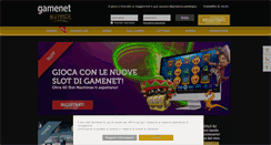 Desktop Screenshot of gamenet.it